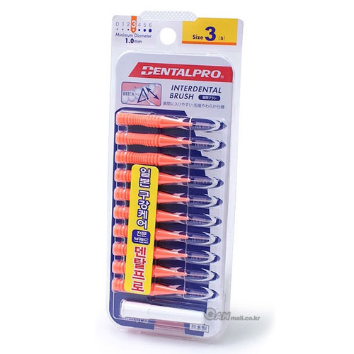 덴탈프로 치간 칫솔_1.0mm